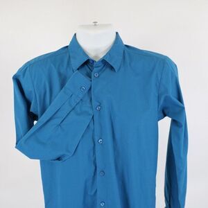 Dockers Teal Collared‎ Dress Shirt Boys Size 18